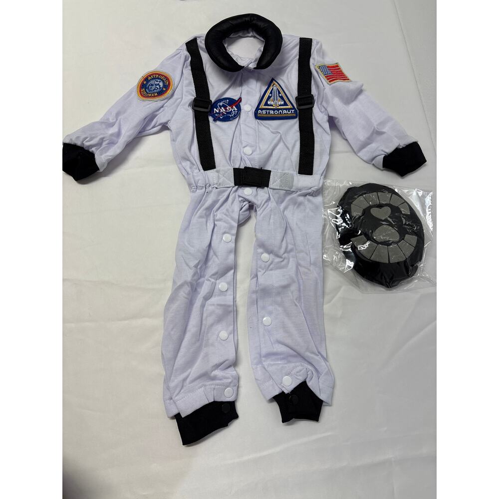 New baby Halloween costume Astronaut 06-12 months 1 jumpsuit and booties - Picture 2 of 4